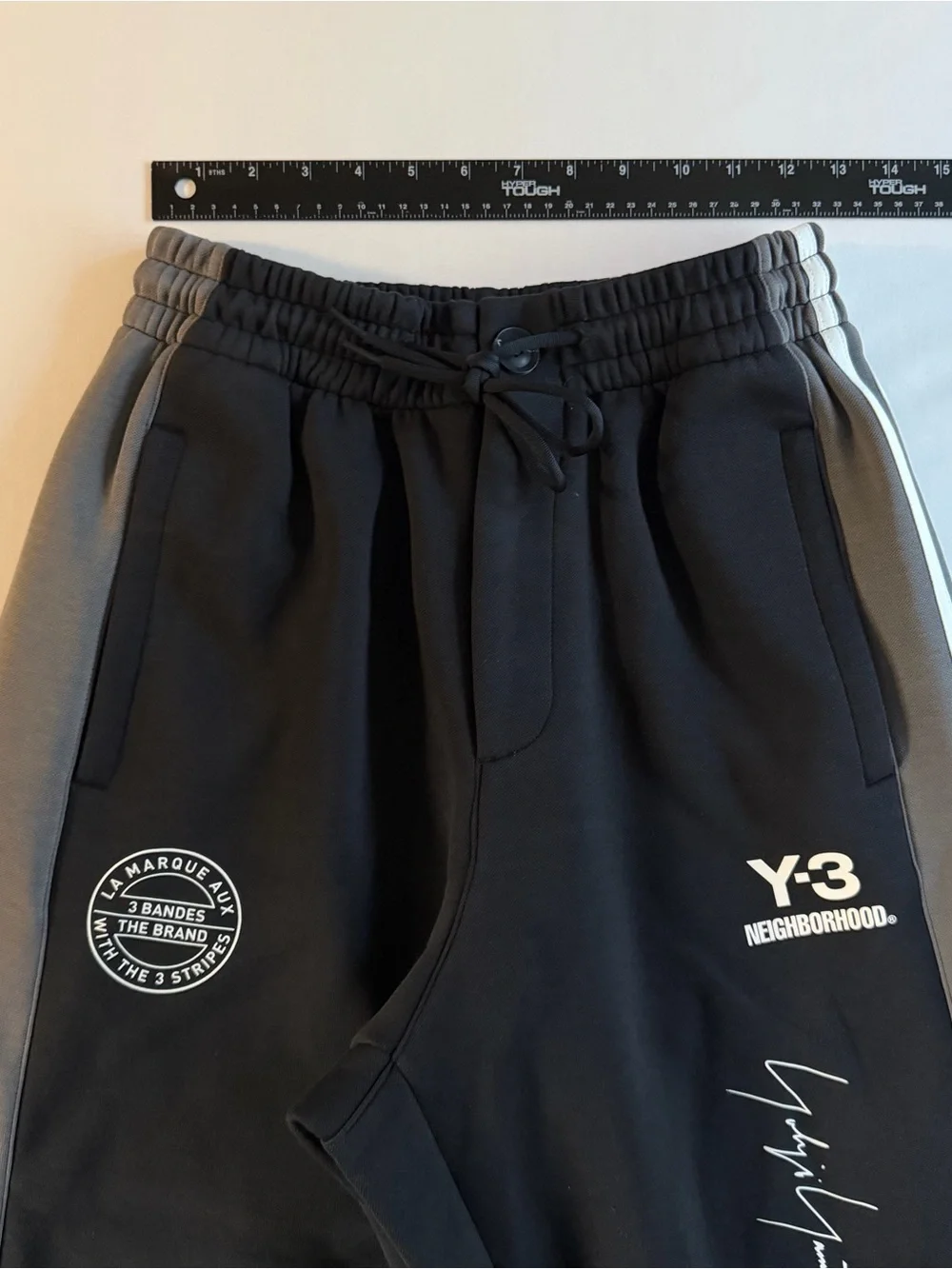 Y-3 Yohji Yamamoto NEIGHBORHOOD Adidas Sweatpants Men XXS BAGGY CROPPED Tearaway